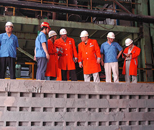 客户来访莱钢泰东公司 客户来访莱钢泰东公司