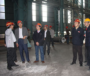 客户来访莱钢泰东公司 客户来访莱钢泰东公司